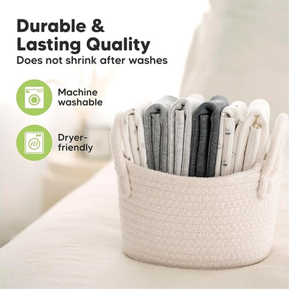 Organic Burp Cloths Baby Boy, Girl - 6-Pack Large Cotton Burping Cloths for Babies, Spit Up Rags, Super Absorbent, Ultra Soft Newborn Rag, Gender Neutral, Machine Washable, Durable (Prairie)