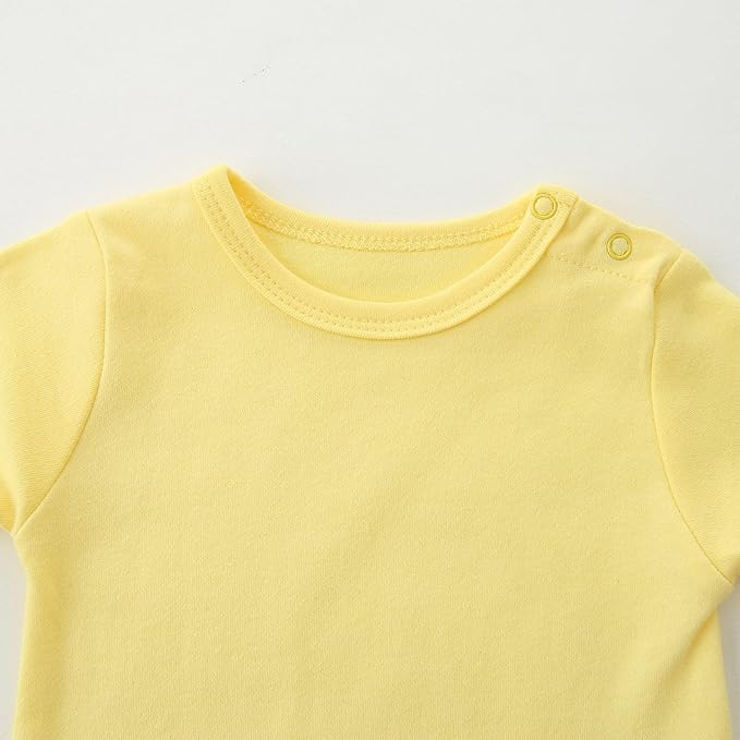 Unisex Baby Onesie, Long Sleeve 100% Cotton Baby Clothes, Baby Footless Jumpsuit