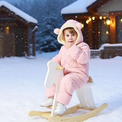 BFUSTYLE Baby Snowsuit 0-24 Months Winter Clothes Infant Boy Girl Puffer Jacket Newborn One Piece Coat with Hooded