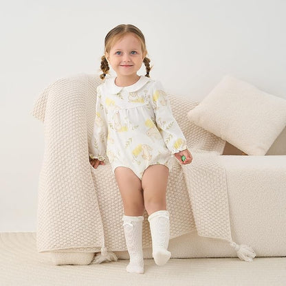 pureborn Baby Girls Boys Bodysuit Super Soft Cotton Romper 0-24 Months