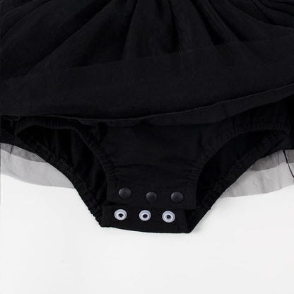 Magic Park 0-18M Infant Bodysuit Tutu Dress Baby Girl Romper Dress Toddler Solid Color Tulle Skirt Baptism Holidays Outfits