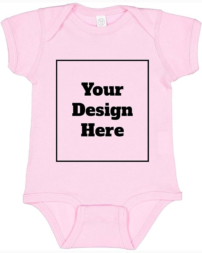 City Shirts Add Your Own Text and Design Custom Personalized Baby Rib Infant Bodysuit