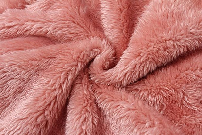 Baby Furry Jumpsuit Infant Bear Onesies Zipper Long Sleeve One-Piece Romper Hoodie Baby Outwear Snowsuit