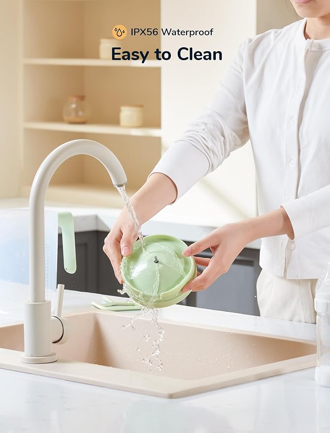 Electric Formula Pitcher, 36 oz Baby Formula Mixing Pitcher, Automatic Baby Formula Mixer, Bidirectional Stirring Breastmilk Pitcher, Locking Lid Smooth Formula Maker Milk Storage for Fridge（Green)