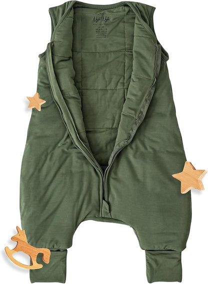 Nyte Nyte Baby - Sleeveless Soft Baby & Toddler Sleeping Sack, Breathable with Adjustable Feet Cuffs & Anti-Slip Grip