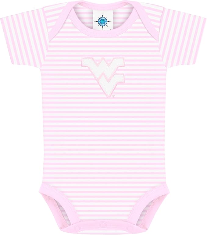 Creative Knitwear College Baby NCAA Infant Striped Bodysuit