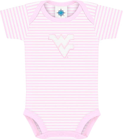 Creative Knitwear College Baby NCAA Infant Striped Bodysuit