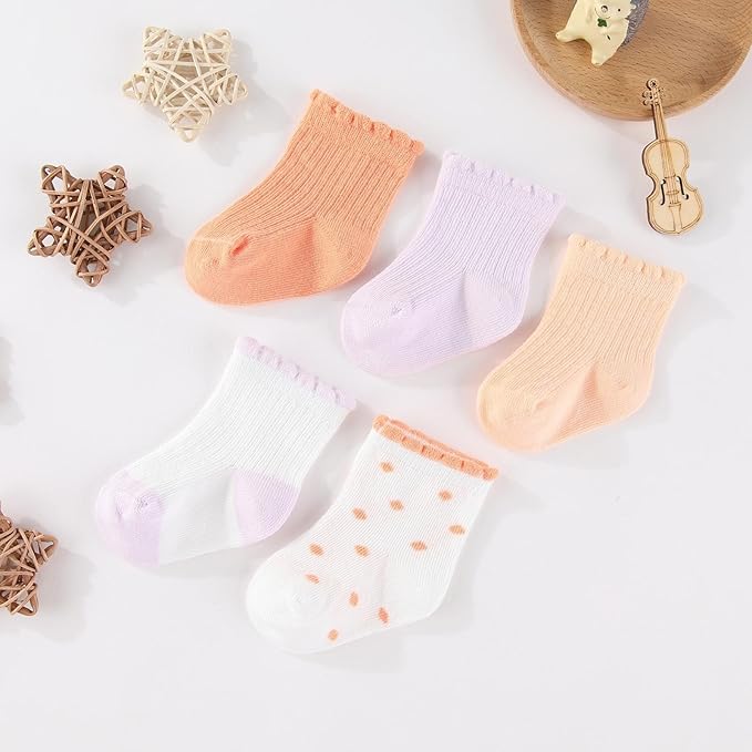 Baby Boy Girl Layette Set 18 Piece Infant Essentials Must Haves Clothes 0-9 Month Rompers+Bodysuits+Hats+Socks