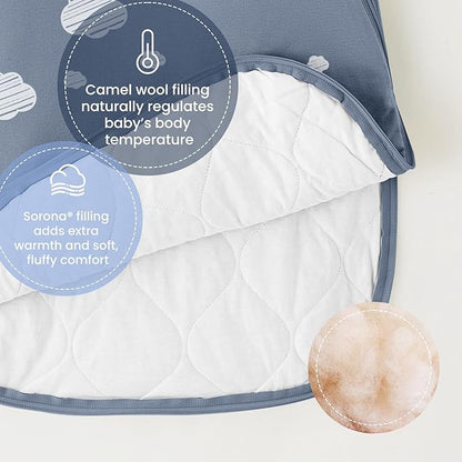 kaiya baby Unisex Sleeping Bag for Babies and Toddlers 2.5 Tog Sleep Sack, Long Sleeve Sleep Sack, Wearable Blanket Baby