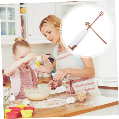 Electric Milk Powder Mixer Handheld Stirrer Portable Drink Blender for Home and Travel Compact Design with Extended Rod Convenient Mixing Tool for Milk Battery Not Included Warm