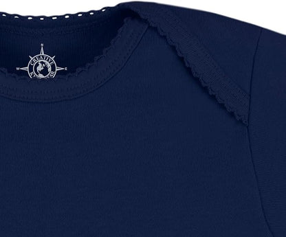 Creative Knitwear College Baby Picot Bodysuit Dress - Team Logo, Multiple Colors, for Baby Girls (0-24 Months)