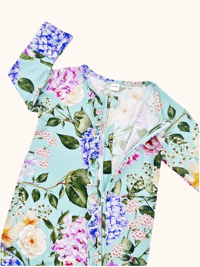 Bow Dream Baby Girl Romper Jumpsuit Bamboo Rayon Baby Clothes Boys & 2 Way Zipper Outfit Baby Clothes for Girls