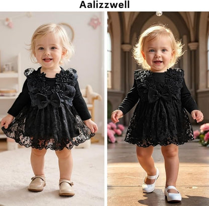 Baby Girl Lace Bodysuit Dress