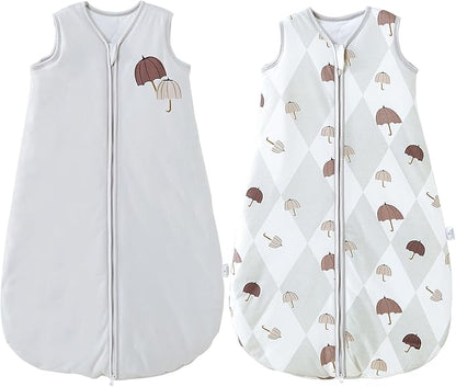 YOHKOH Baby Wearable Blanket, 100% Cotton SleepSack, Swaddle Transition Sleeping Bag, 1.5 TOG