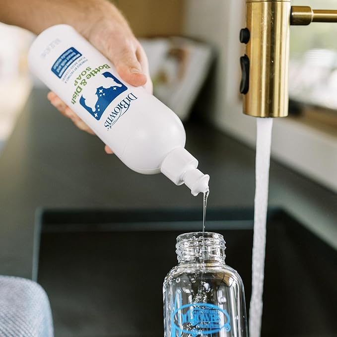 Dr. Brown's Bottle & Dish Soap for Baby Bottles and Baby Accessories, Plant-Derived, Fragrance-Free, 16 fl oz, 1 Pack