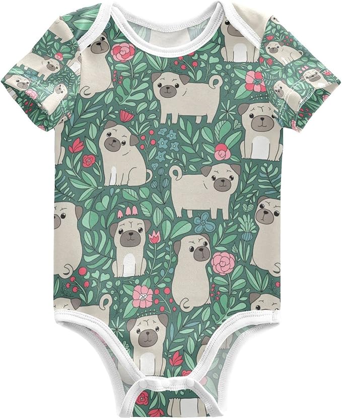 vvfelixl Dachshund Dog Baby Clothes for Boy Girl,Baby One-Piece Bodysuit for 0-24 Months,Short Sleeve