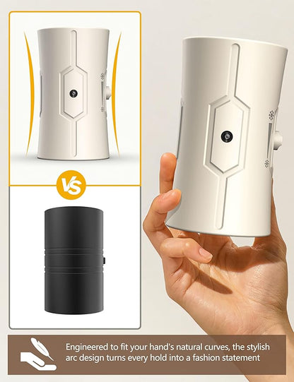 Night Light, LED Night Lights Plug into Wall, [2 Pack] Warm White 3000K, 0-100LM Adjustable Brightness Light Sensor Nightlights Plug in Wall for Hallway, Bathroom, Adults, Neutral Beige