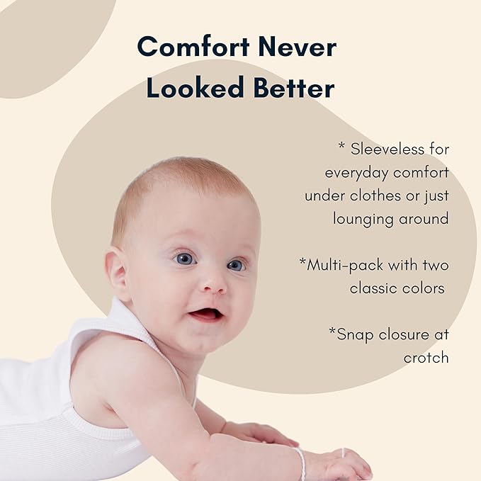 Feathers Baby Super Soft Cotton Onepiece Bodysuit Undershirt