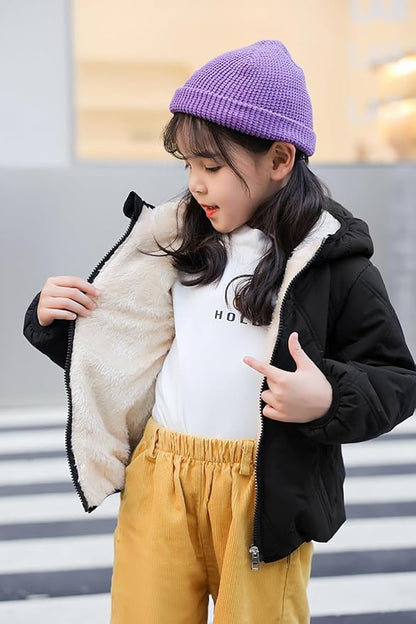 Baby Boys Girls Toddlers Winter Coats Puffer Jacket Hooded Down Snow Jacket Coat Outerwear