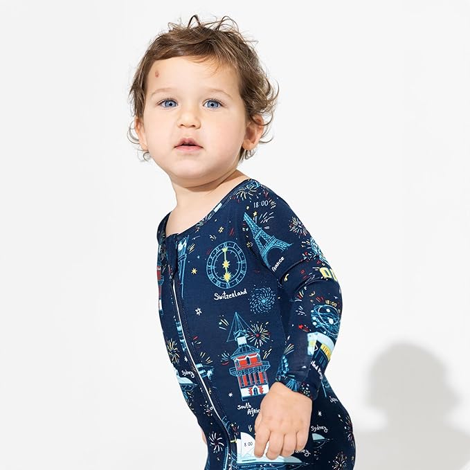 Bellabu Bear Convertible Footies for Baby Boys & Baby Girls, Family Matching Pajamas, Rayon from Bamboo