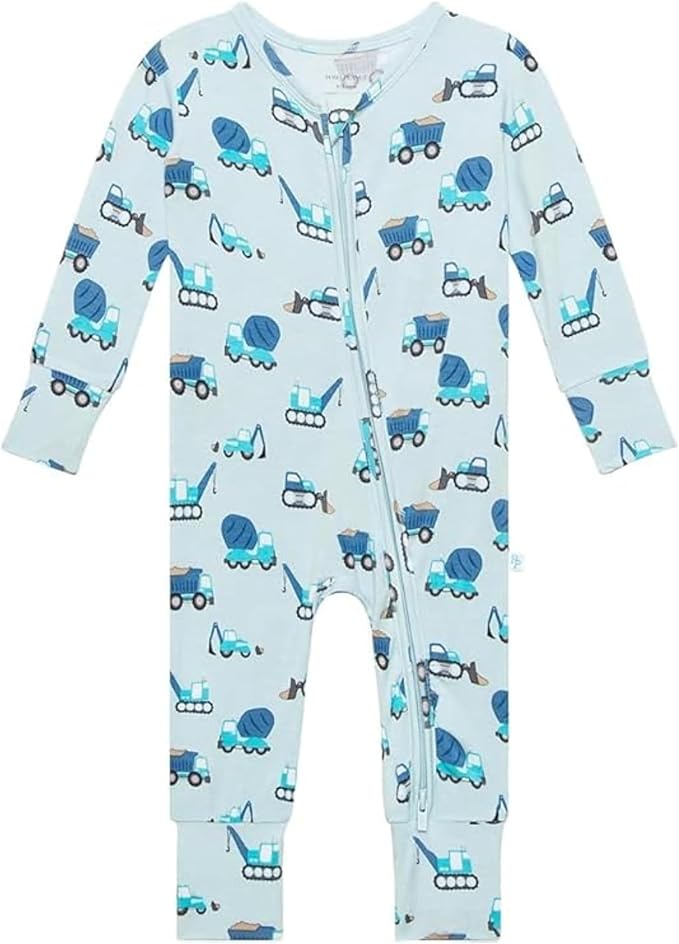 Posh Peanut Convertible Baby Sleepers - Girls Footless Baby Pajamas with 2 Way Zipper for Easy Diaper Changes