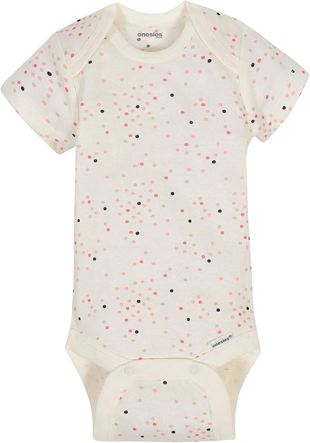 Onesies Brand baby-girls 8-pack Short Sleeve Mix & Match Bodysuits
