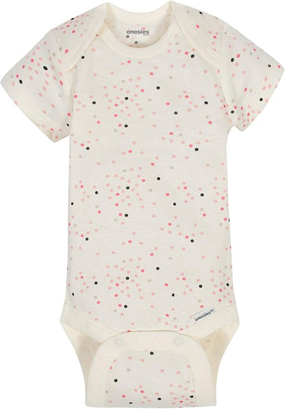 Onesies Brand baby-girls 8-pack Short Sleeve Mix & Match Bodysuits
