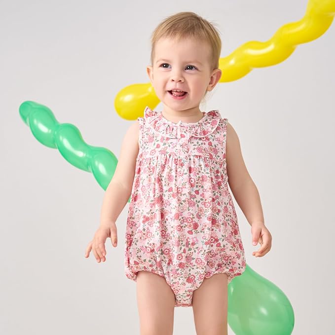 pureborn Baby Girls Boys Bodysuit Super Soft Cotton Romper 0-24 Months