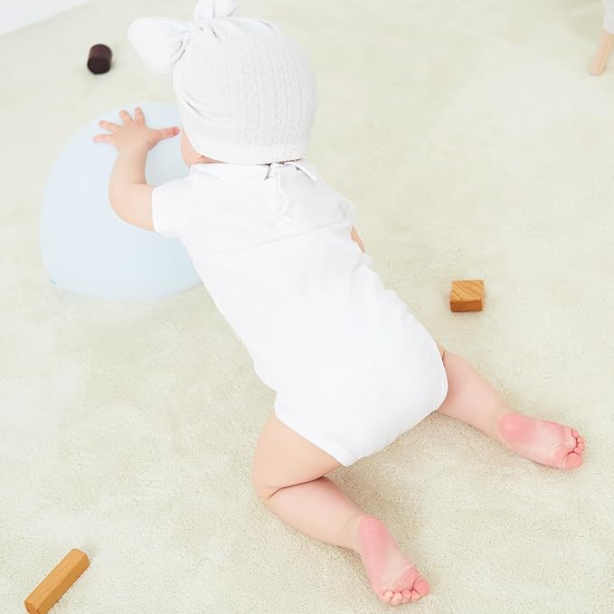 pureborn Baby Girls Boys Bodysuit Super Soft Cotton Romper 0-24 Months