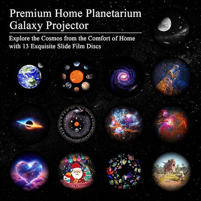 Jellyfish Projector, 13 in 1 Star Projector with Shooting Stars & 4 Varicolored Lighting Effects, Auto Timer Planetarium for Bedroom, Ocean Wave Night Light Projector for Kids Adults