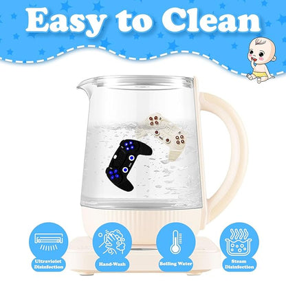 2 Pack Silicone Teething Toys for Babies 0-6 Months, Remote Game Control Teethers for Babies 6-12 Months, Game Controller Teething Toy, Sensory Toy, Baby Chew Toys, Toddler Newborn Baby Girl Boy Gifts