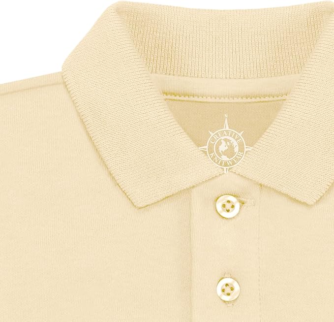 Creative Knitwear College Baby Polo Bodysuit Solid - Team Logo, Multiple Colors, for Boys & Girls (0-12 Months)