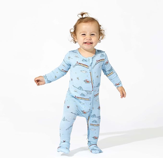 Bellabu Bear Convertible Footies for Baby Boys & Baby Girls, Family Matching Pajamas, Rayon from Bamboo