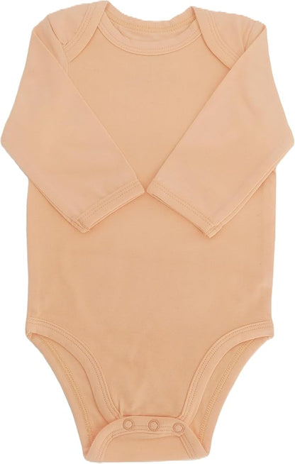 123 Bear Baby Cotton Spandex Long-Sleeve bodysuits unisex boy girl