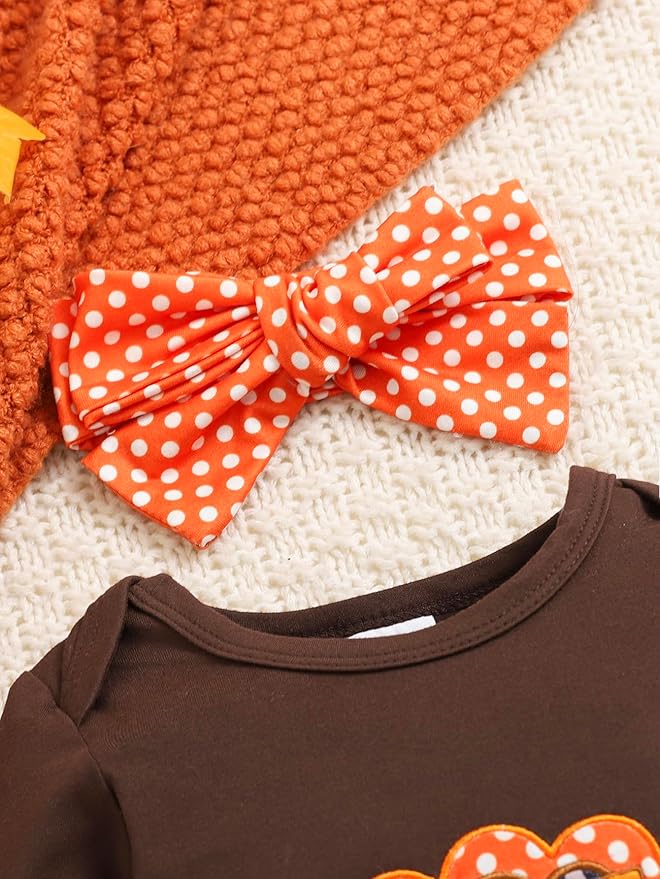 Newborn Baby Girl Clothes Infant Floral Print One-Piece Romper+Jumpsuit+Bodysuit+Hat+Headband