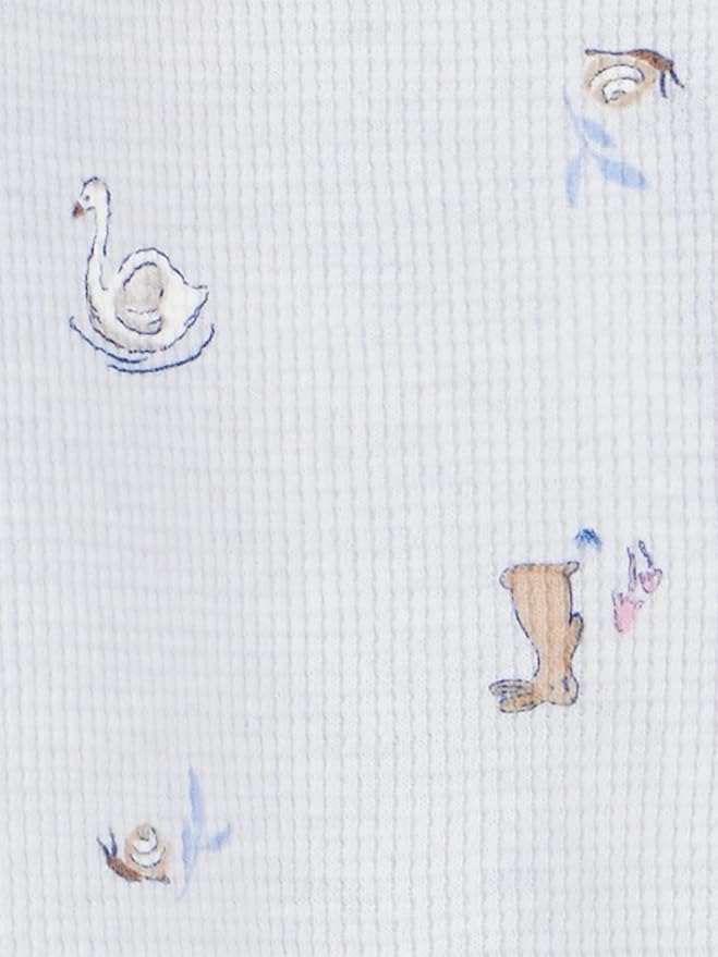 Simple Joys by Carter's baby-girls 2-way Zip Thermal Footed Sleep and Play, Pack of 2