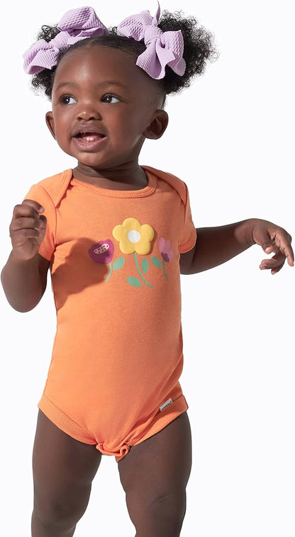 Onesies Brand baby-girls 8-pack Short Sleeve Mix & Match Bodysuits