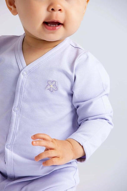 monica + andy On the Go Baby One Piece, 100% Organic Baby Clothes for Girls & Boys, Sizes For Preemie, Newborn, & Infant