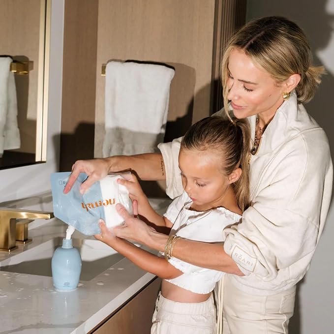 Nemah Baby Lotion Refill, Baby Moisturizer For Sensitive Skin, Lotion For Newborn And Toddlers, With Chamomile Aloe Vera Jojoba Oil, Lightweight Non-Greasy, Fast Absorbing, Vegan, 21.97 Fl Oz, Refill