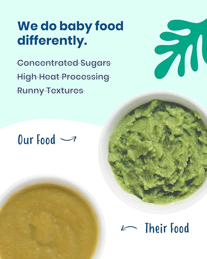 Amara Organic Baby Food - Stage 2 - Applesauce & Maqui Berry - Baby Cereal to Mix With Breastmilk, Water or Baby Formula - Shelf Stable Baby Food Pouches Made from Organic Fruit - 10 Pouches, 3.5oz Per Serving