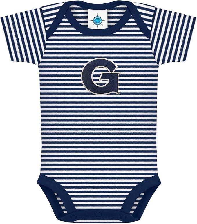 Creative Knitwear College Baby NCAA Infant Striped Bodysuit