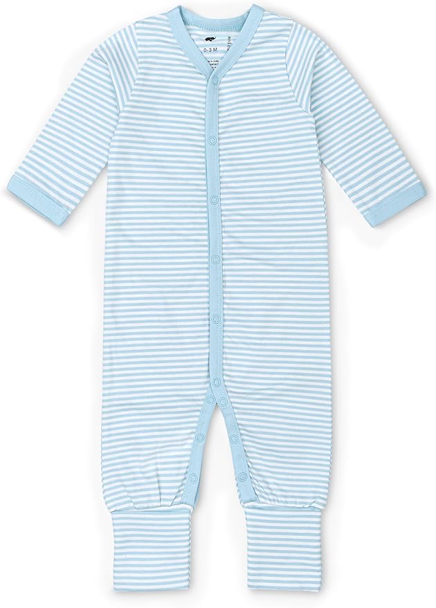 monica + andy On the Go Baby One Piece, 100% Organic Baby Clothes for Girls & Boys, Sizes For Preemie, Newborn, & Infant