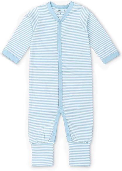 monica + andy On the Go Baby One Piece, 100% Organic Baby Clothes for Girls & Boys, Sizes For Preemie, Newborn, & Infant