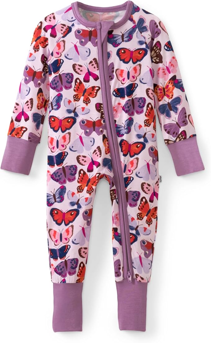 Little Sleepies Pajamas for Baby Boys & Girls, Viscose from Bamboo Baby Pajamas, Preemie & Newborn Sleepers, 2-Way Zipper PJs