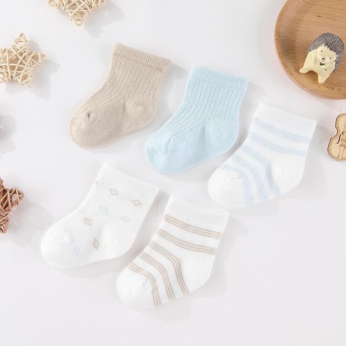 Baby Boy Girl Layette Set 18 Piece Infant Essentials Must Haves Clothes 0-9 Month Rompers+Bodysuits+Hats+Socks