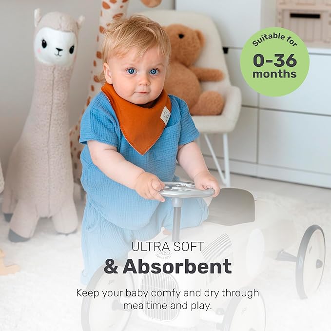 Bandana Cotton Baby Bibs