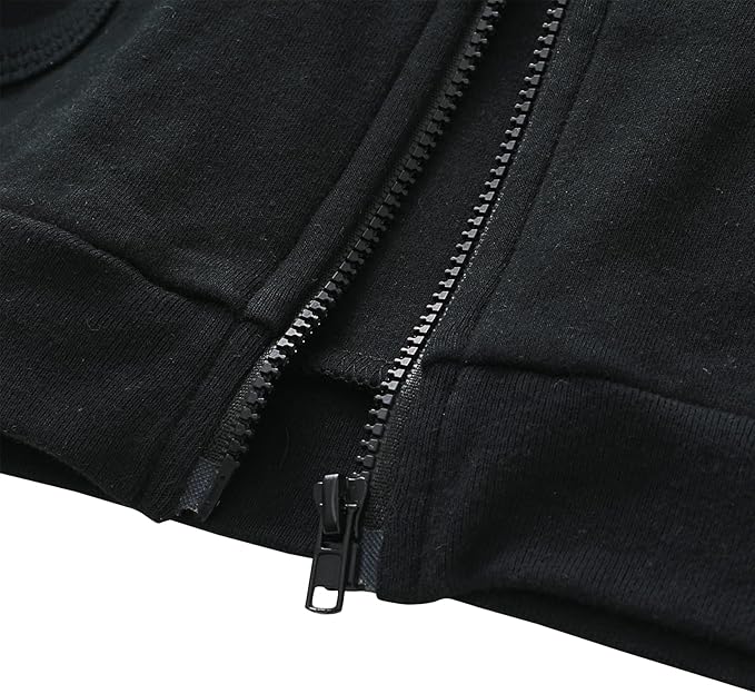 ROMPERINBOX Baby Hoodie for Boy Girl, Full Zip-up Lightweight Thin Jackets Coat Sweatshirts 0-24 Months