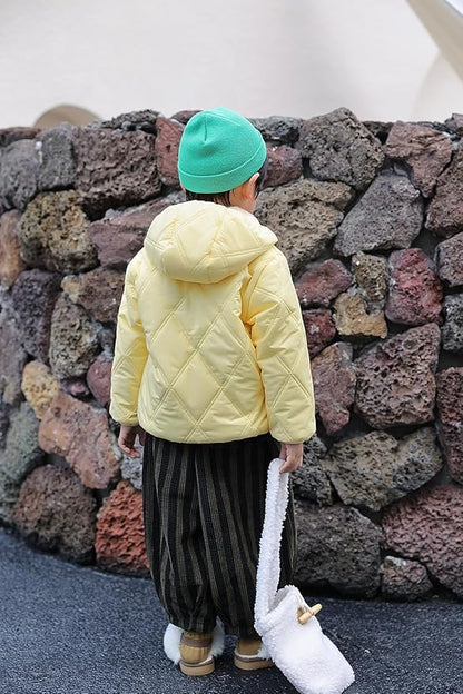 Baby Boys Girls Toddlers Winter Coats Puffer Jacket Hooded Down Snow Jacket Coat Outerwear