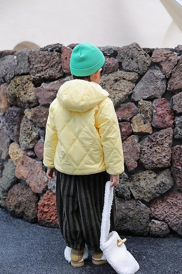 Baby Boys Girls Toddlers Winter Coats Puffer Jacket Hooded Down Snow Jacket Coat Outerwear