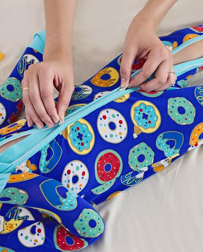 Bamboo Viscose Baby Convertible Footie Pajama, Zipper Pajamas for Baby Boys & Girls, Sleep & Play Footed Pjs